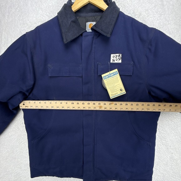 Carhartt Arctic Jacket Nylon Quilt Lined Mens 48 XL CQ182 NVY Navy Blue NWT NOS - Picture 6 of 16